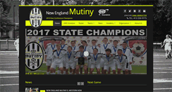 Desktop Screenshot of mutinysoccer.com